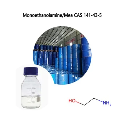 ความบริสุทธิ์สูง 99% โมโนเอทาโนลามีน / 2-อะมิโนเอทานอลของเหลวไม่มีสี CAS: 141-43-5
